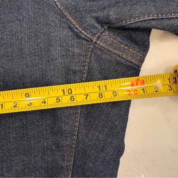 Eileen Fisher women’s jeans straight leg medium rise dark wash size 10 - Picture 10 of 10